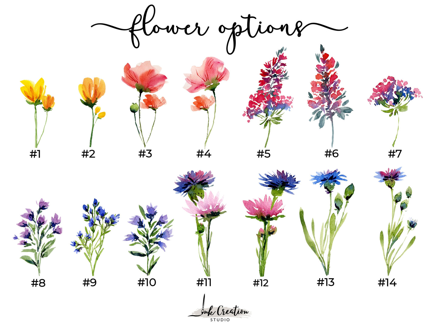 Personalized Grandma's Garden Digital Download - Custom Grandkids' Names with Matching Birth Flower Art