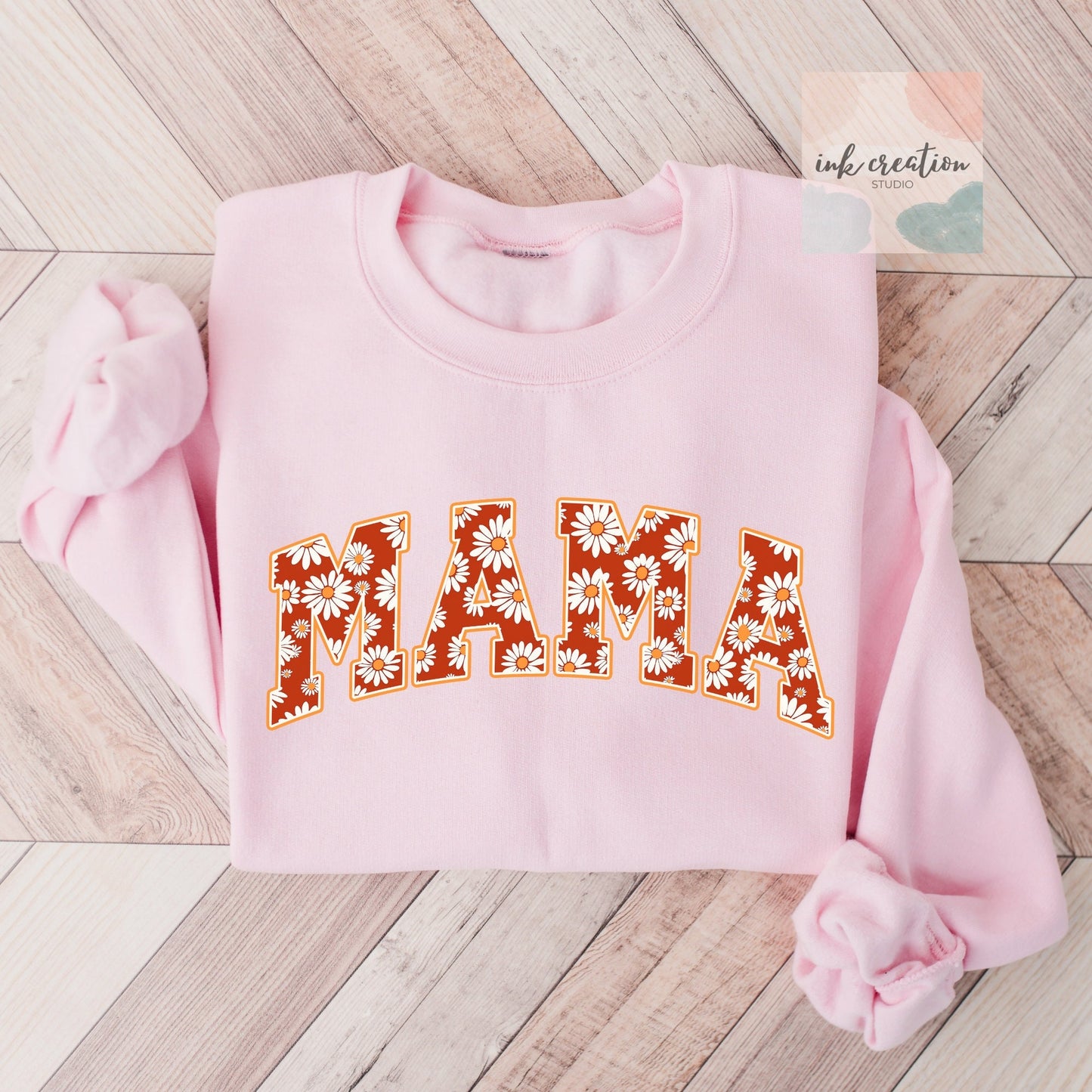 Retro Daisy Mama Sweatshirt