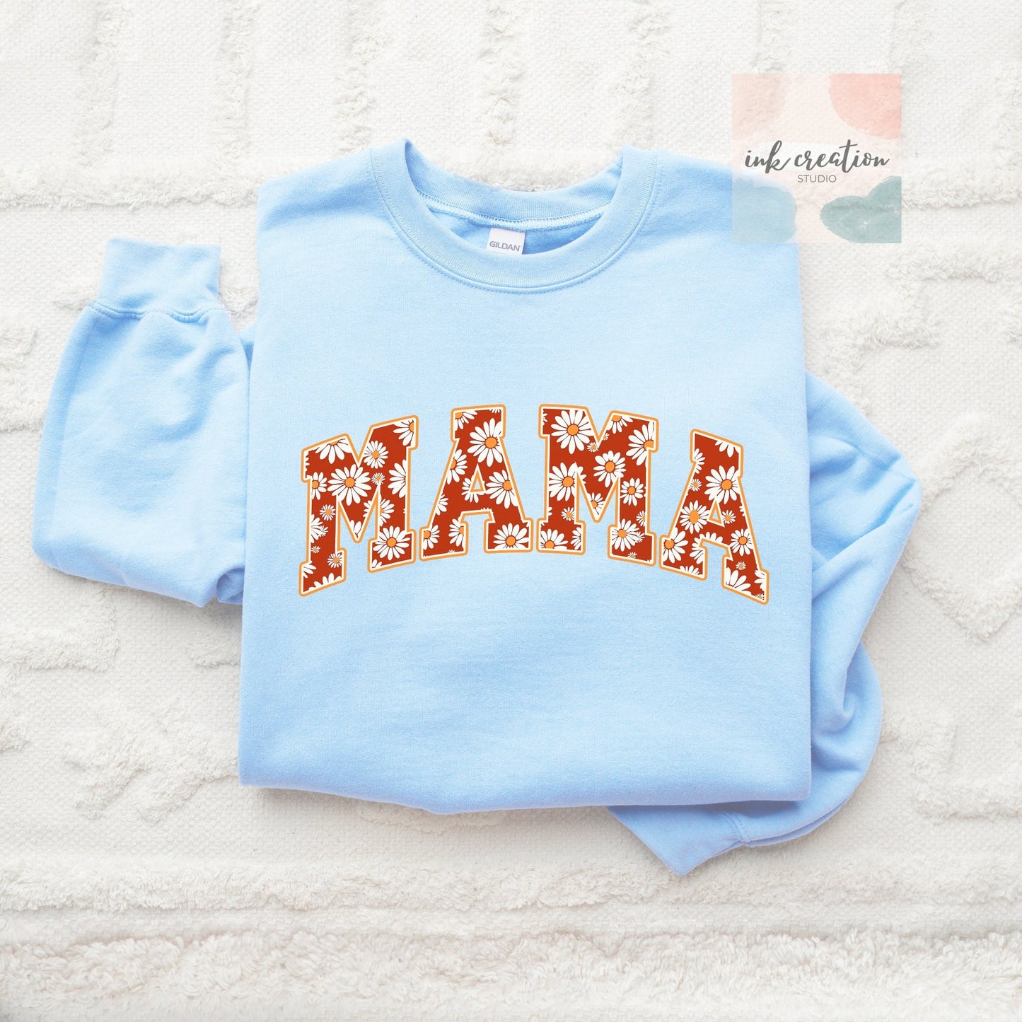 Retro Daisy Mama Sweatshirt