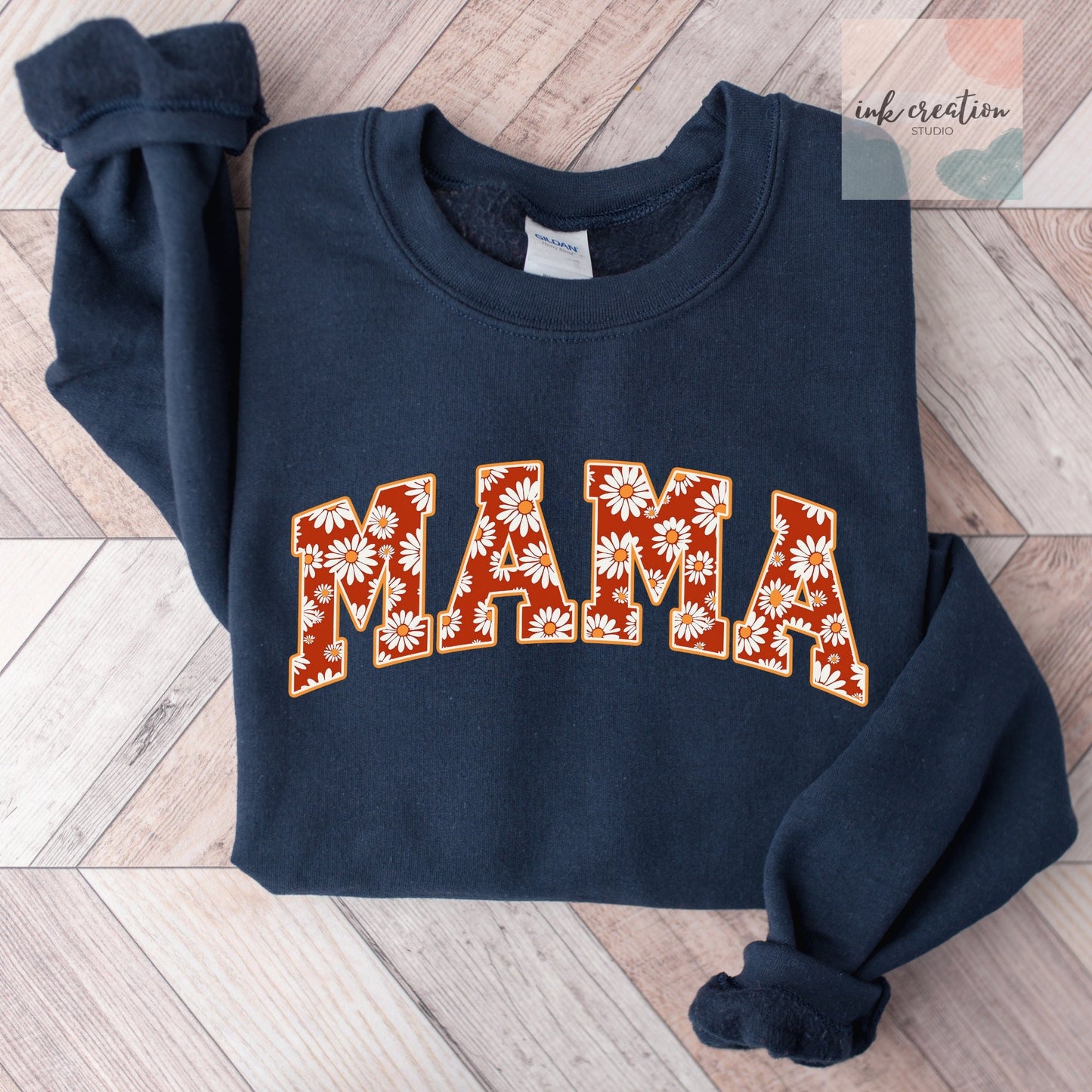 Retro Daisy Mama Sweatshirt