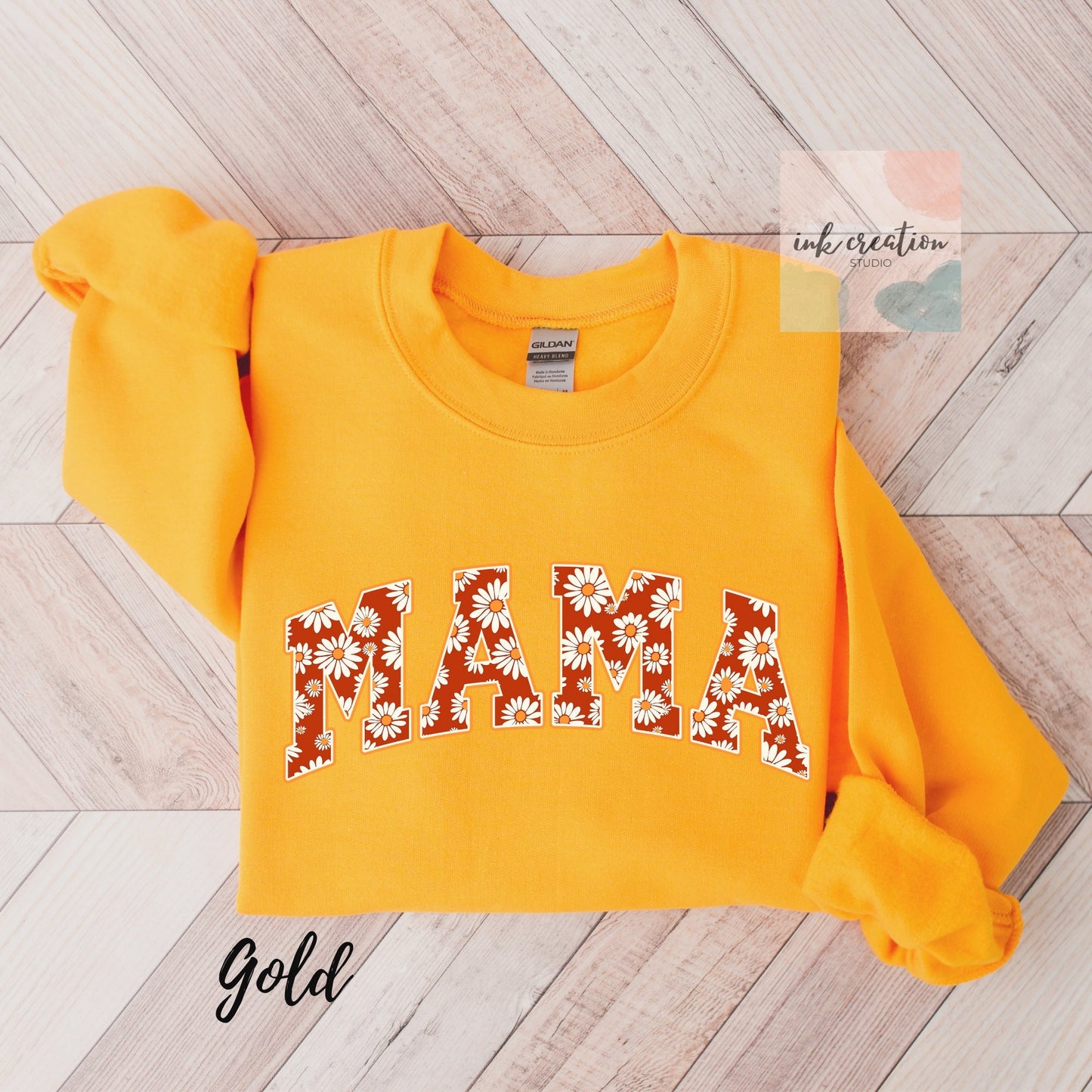 Retro Daisy Mama Sweatshirt