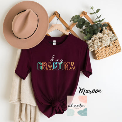Boy Grandma Shirt Colorful Grandma of Boys Gift