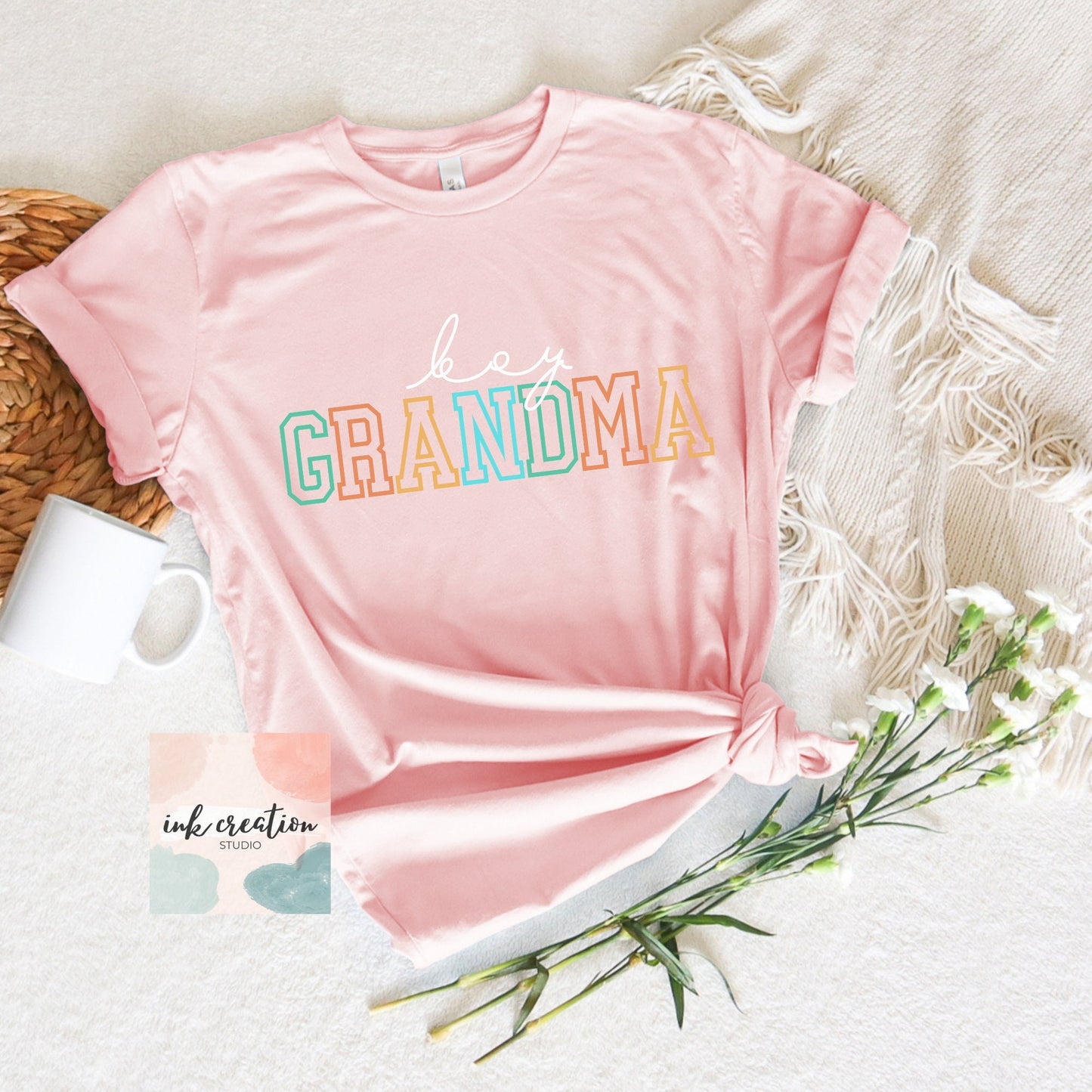 Boy Grandma Shirt Colorful Grandma of Boys Gift