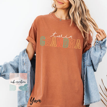 Twin Grandma Comfort Colors Shirt