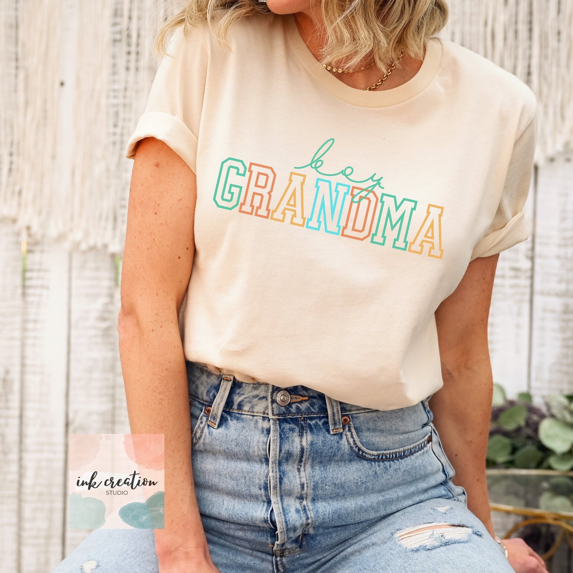 Boy Grandma Shirt Colorful Grandma of Boys Gift