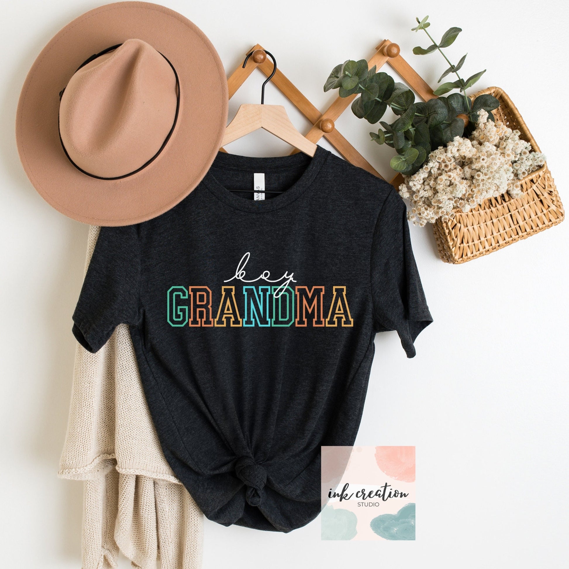 Boy Grandma Shirt Colorful Grandma of Boys Gift