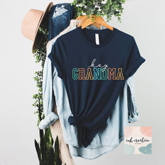 Boy Grandma Shirt Colorful Grandma of Boys Gift