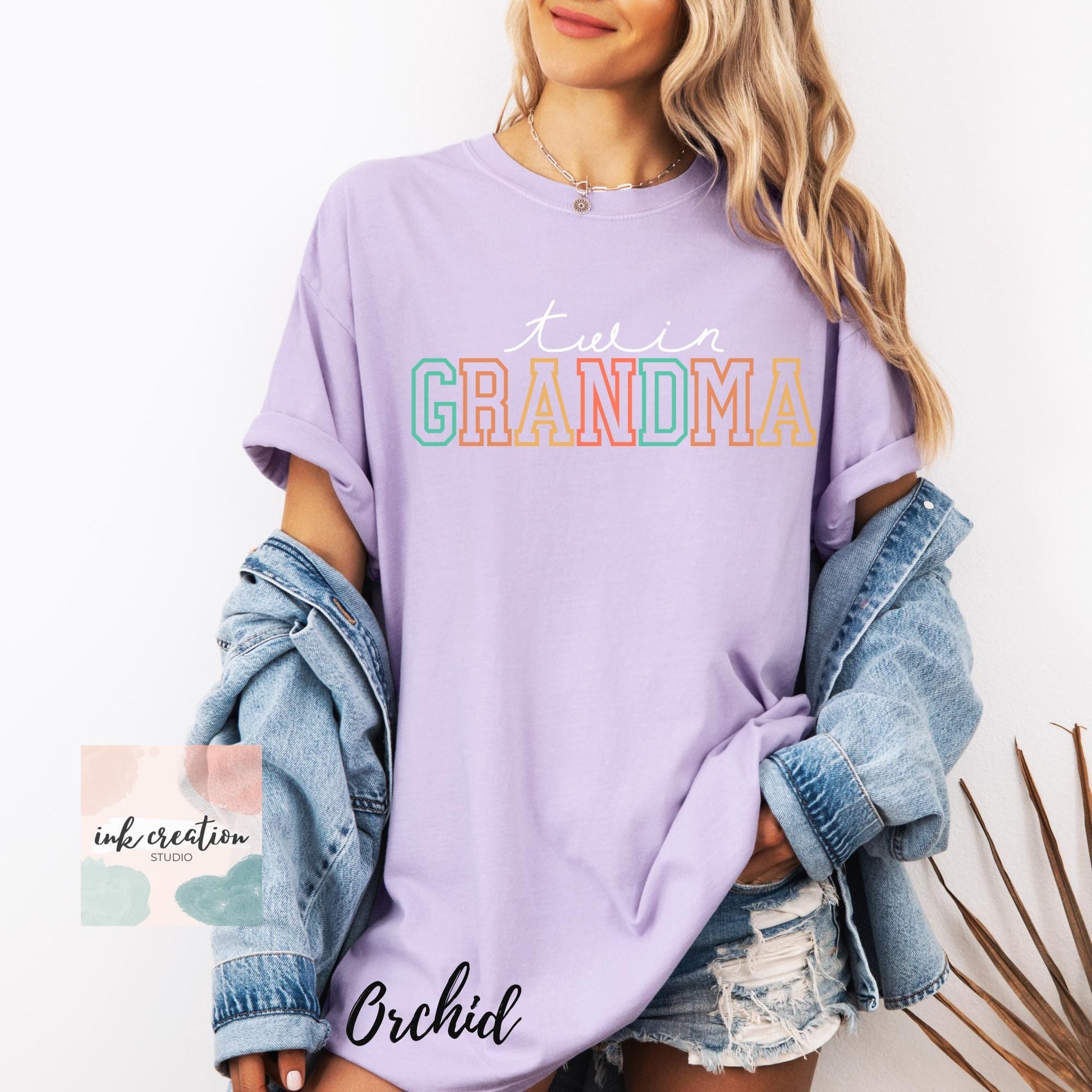 Twin Grandma Comfort Colors Shirt
