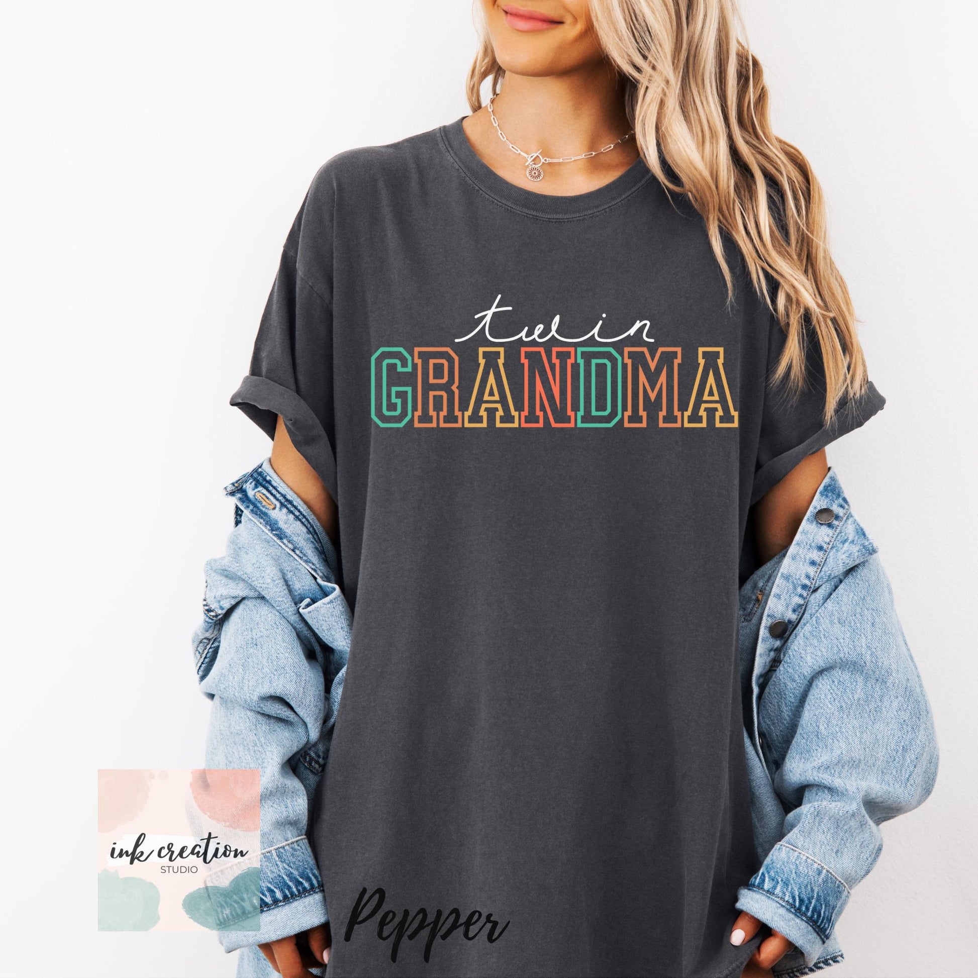 Twin Grandma Comfort Colors Shirt