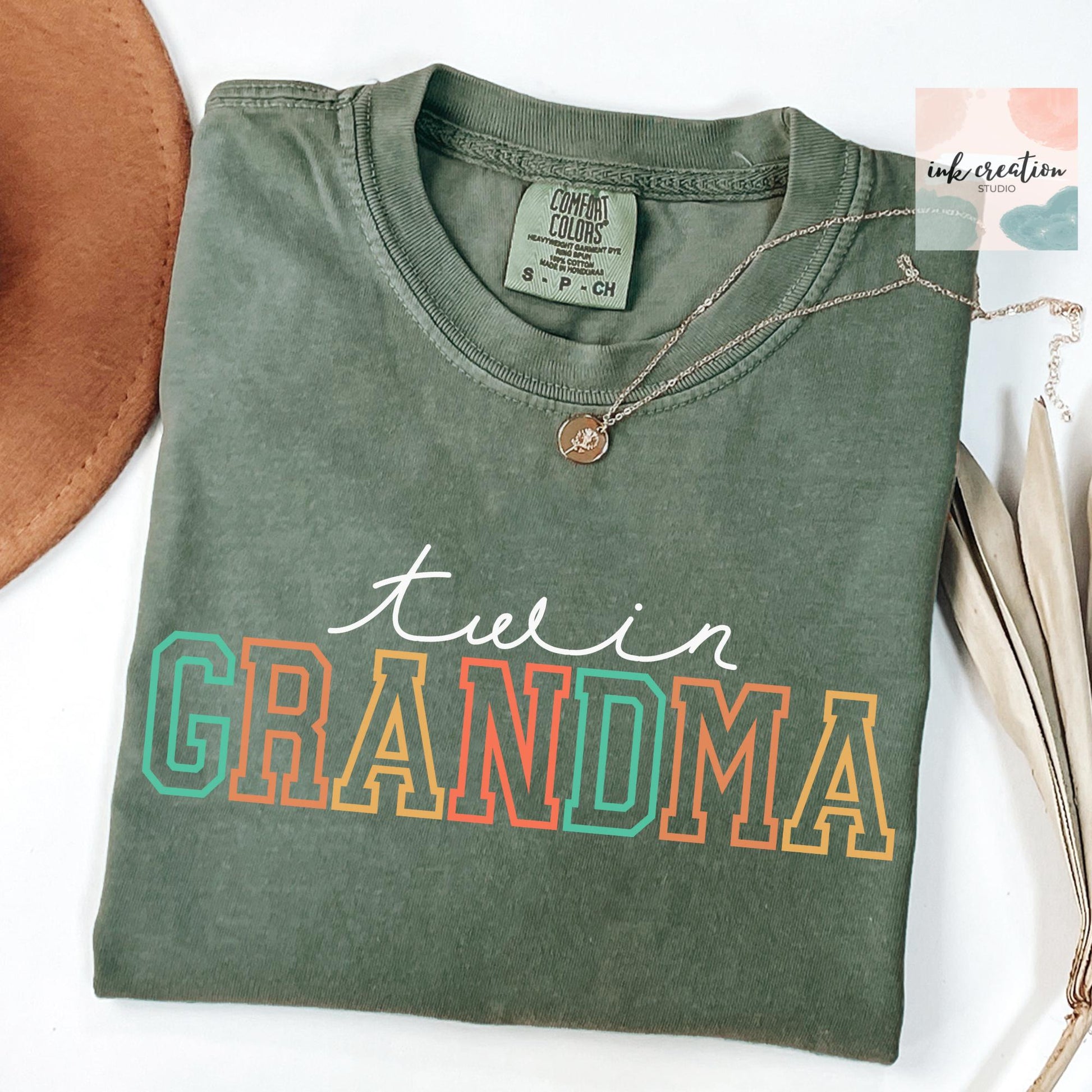 Twin Grandma Comfort Colors Shirt