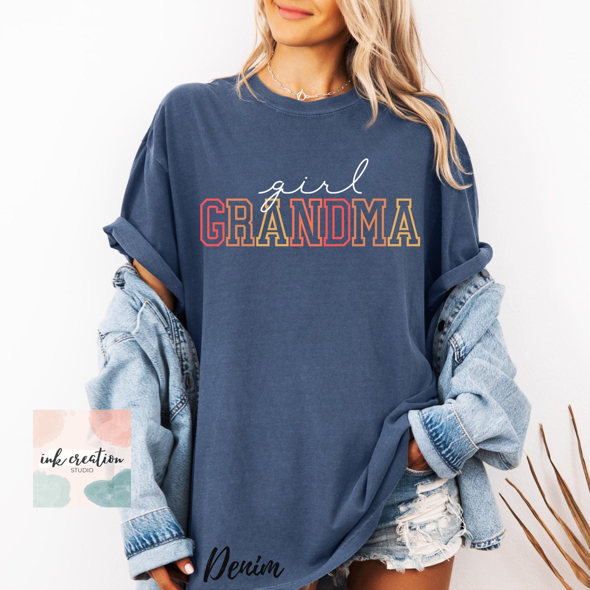 Girl Grandma Comfort Colors Shirt