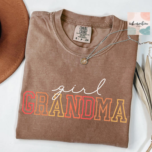 Girl Grandma Comfort Colors Shirt