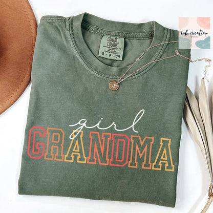 Girl Grandma Comfort Colors Shirt