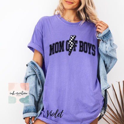 Mom of Boys Comfort Colors Shirt