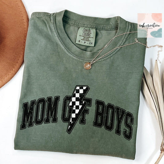 Mom of Boys Comfort Colors Shirt