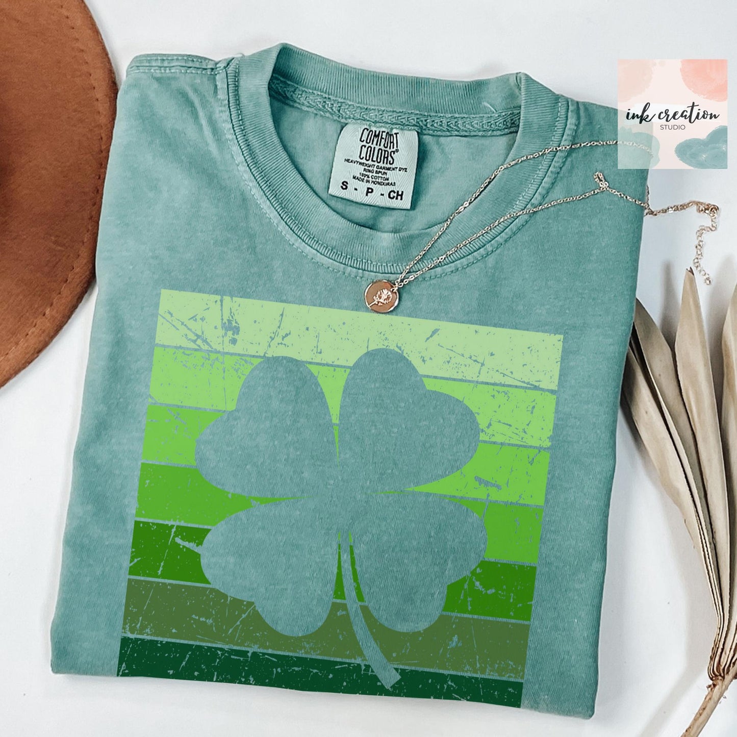 Retro Shamrock Shirt | Vintage St. Patrick's Day Comfort Colors Tee