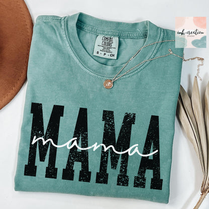 Varsity Mama Comfort Colors Shirt