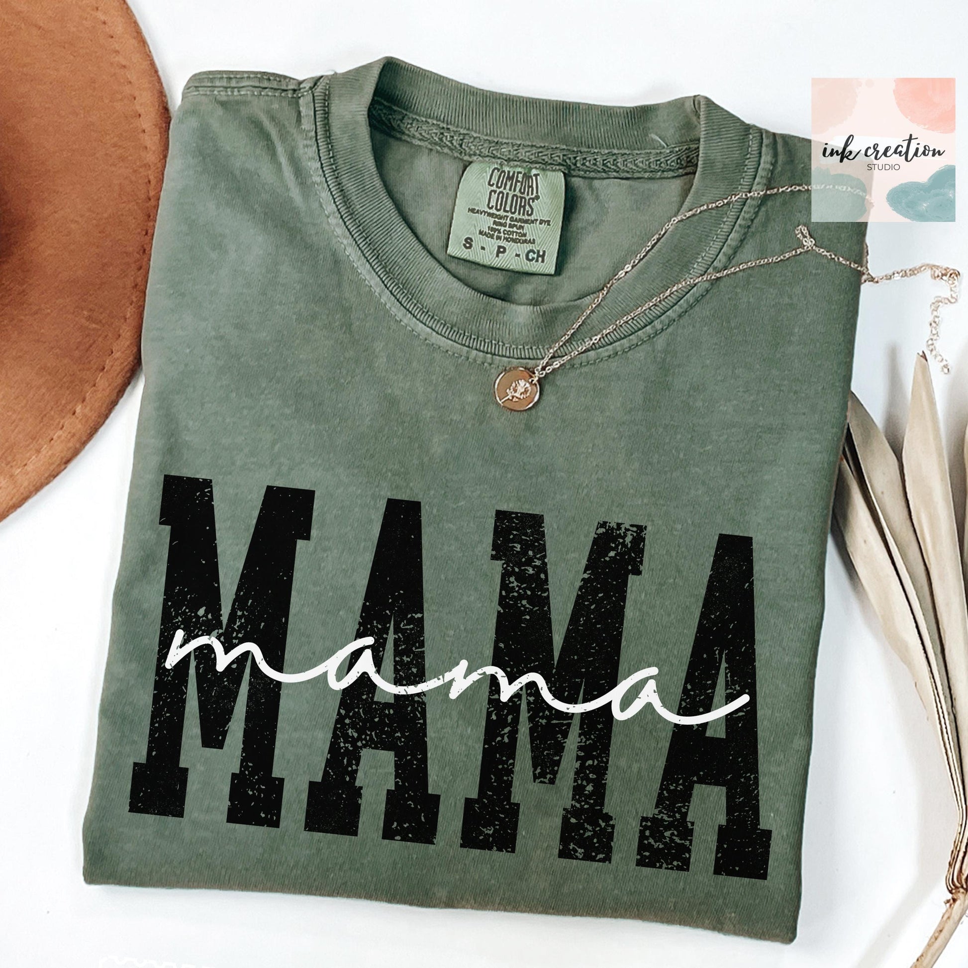 Varsity Mama Comfort Colors Shirt