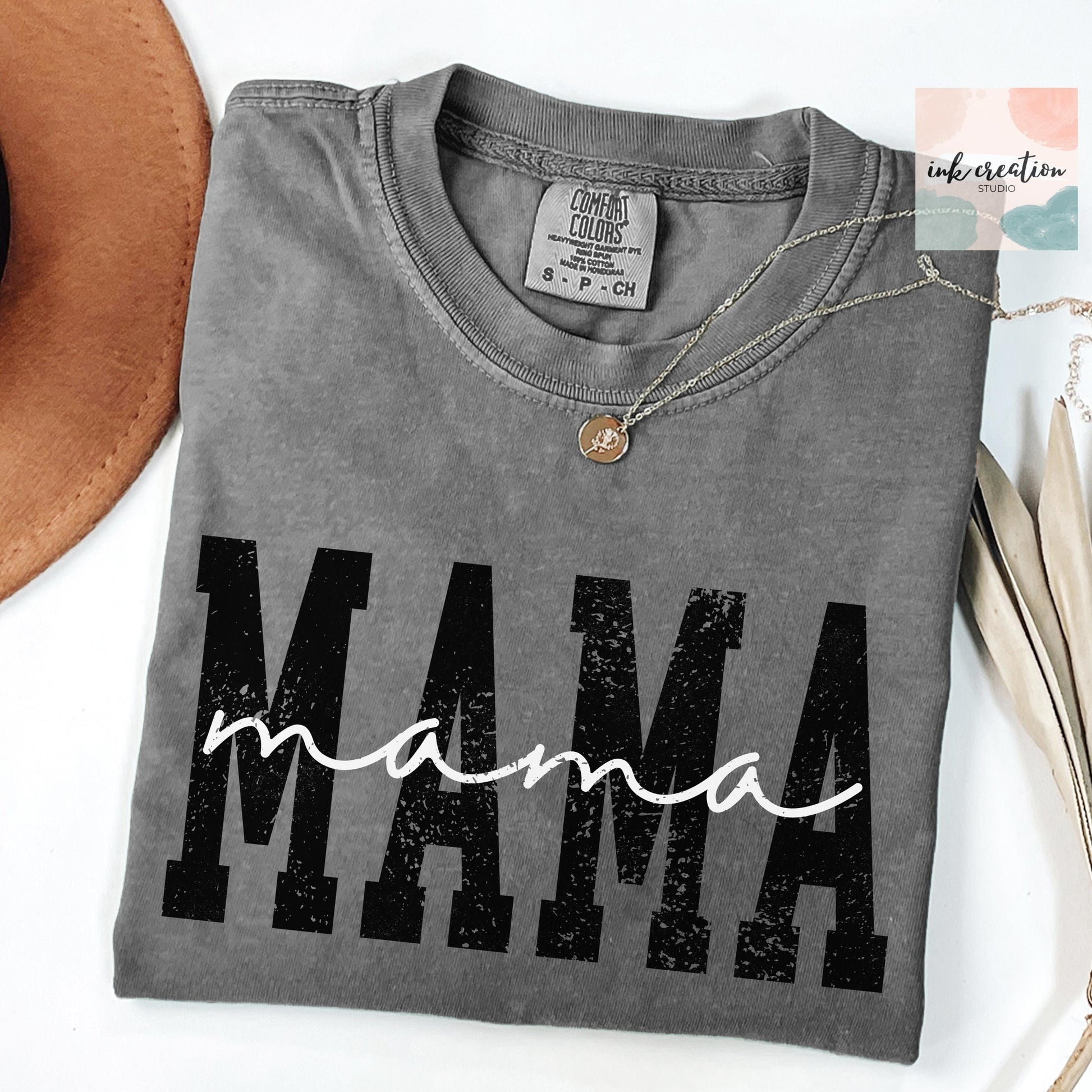 Varsity Mama Comfort Colors Shirt