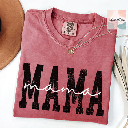 Varsity Mama Comfort Colors Shirt